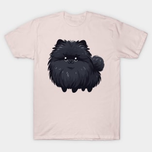 Cute Black Pomeranian T-Shirt